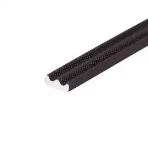 Carbon fiber bicycle handlebar with textured grip, designed for lightweight and high-performance cycling.