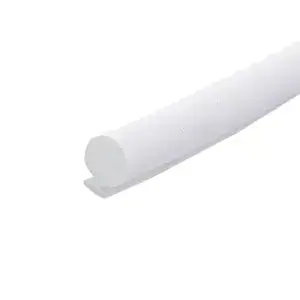 White mesh cable organizer for managing and protecting cables, ideal for office or home use, with a flexible and durable design.