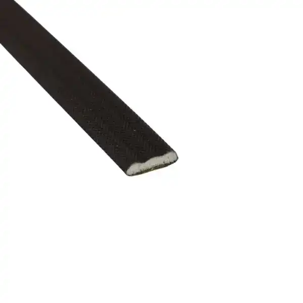 Black hook and loop fastener strip for secure attachment and easy removal.