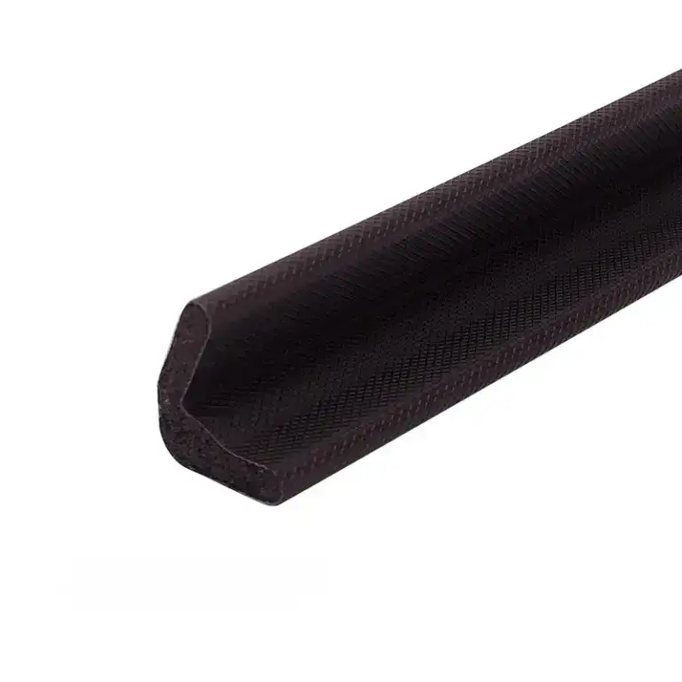 Close-up of a black carbon fiber tube with a smooth, matte finish, showcasing its lightweight and durable material suitable for high-performance applications.